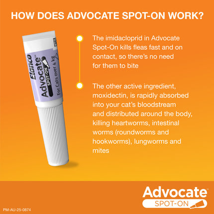 Advocate Spot-On for Cats over 4kg Purple 1pk