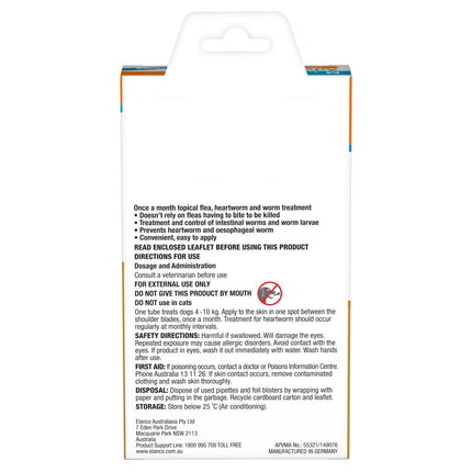 Advocate Spot-On for Dogs 4-10kg Aqua 1pk