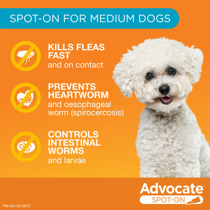Advocate Spot-On for Dogs 4-10kg Aqua 1pk