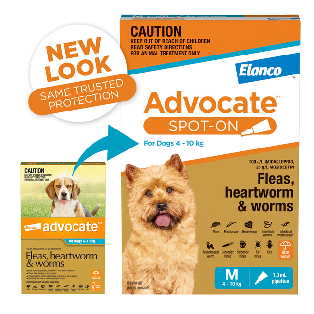 Advocate Spot-On for Dogs 4-10kg Aqua 1pk