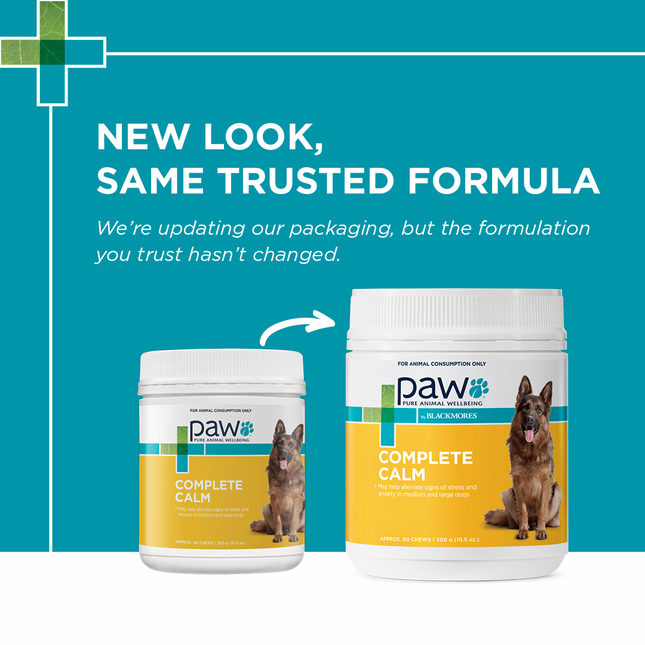PAW Complete Calm Multivitamin Chews for Dogs 60pk