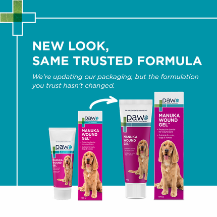 PAW Manuka Wound Gel for Dogs, Cats and Horses 100g