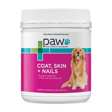 PAW Coat, Skin and Nails Multivitamins for Dogs 60pk