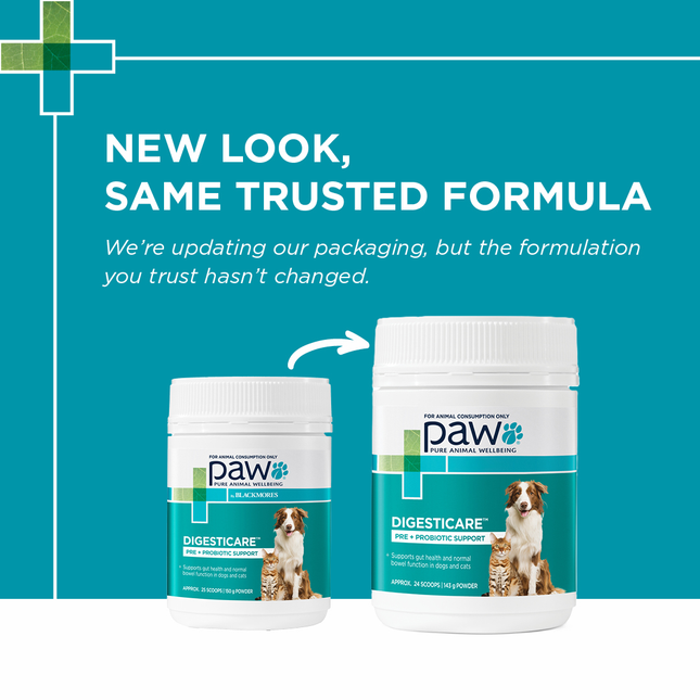 PAW Digesticare for Dogs and Cats 143g
