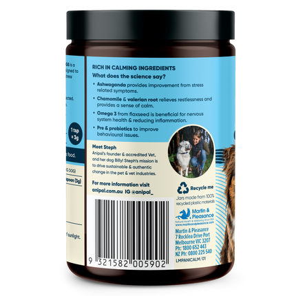 Anipal Calm Formula Powder Meal Topper 135g