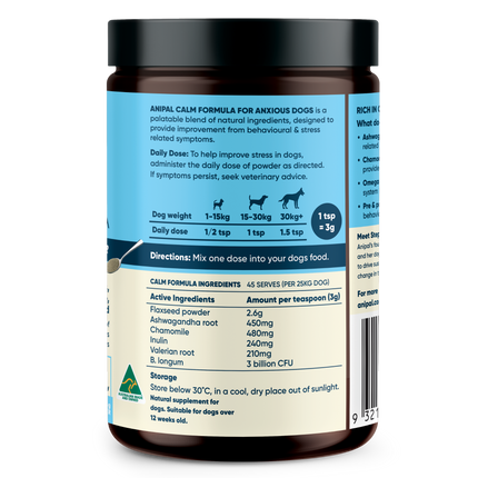 Anipal Calm Formula Powder Meal Topper 135g