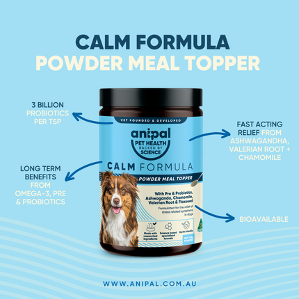 Anipal Calm Formula Powder Meal Topper 135g
