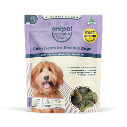 Anipal Calms Treats for Anxious Dogs 130g