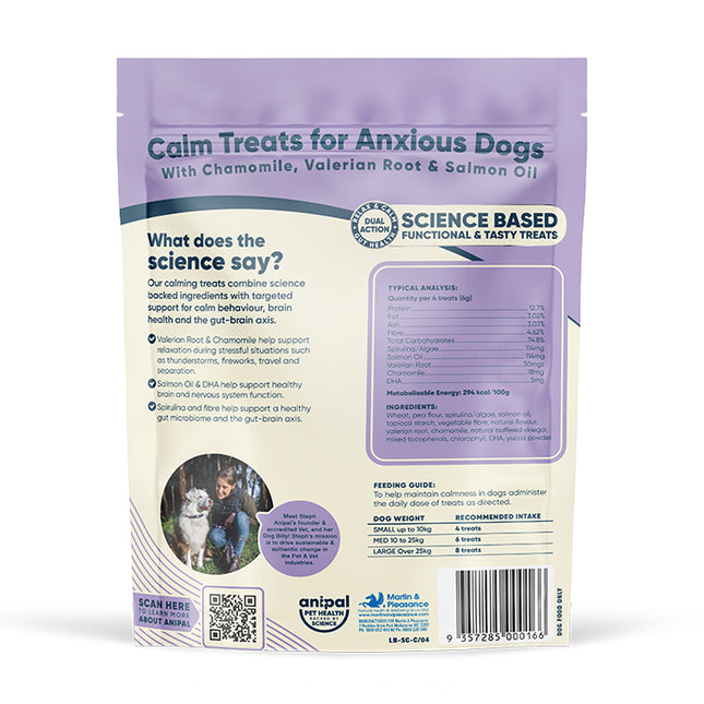 Anipal Calms Treats for Anxious Dogs 130g