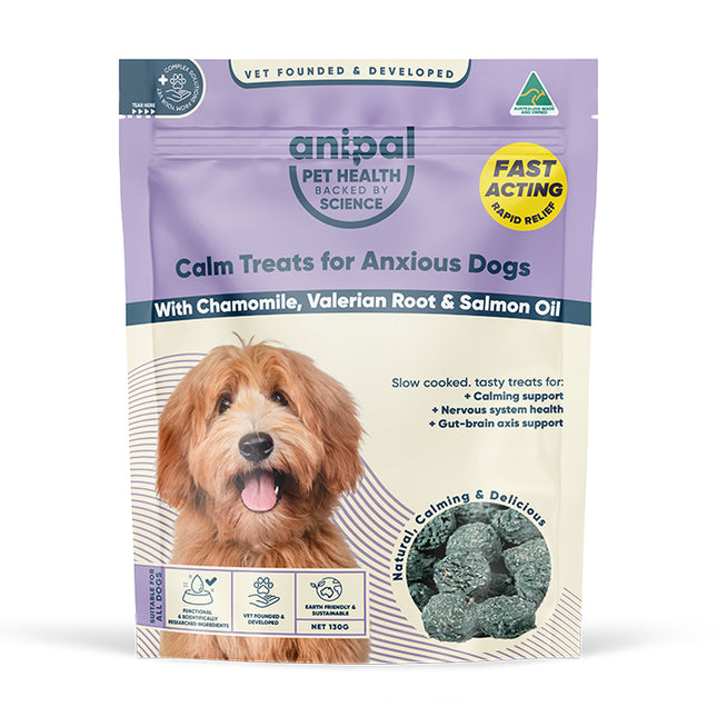 Anipal Calms Treats for Anxious Dogs 130g