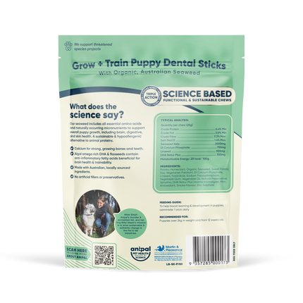 Anipal Grow and Train Puppy Dental Sticks 160g