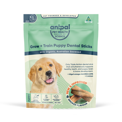 Anipal Grow and Train Puppy Dental Sticks 160g
