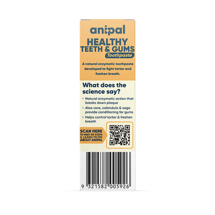 Anipal Healthy Teeth & Gums Peanut Butter Toothpaste 50g