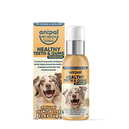 Anipal Healthy Teeth & Gums Peanut Butter Toothpaste 50g