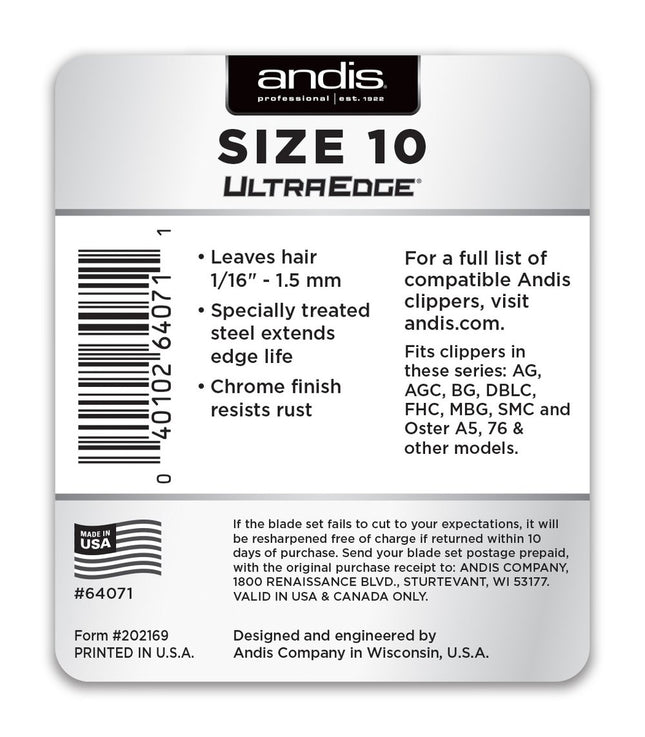 Andis - Blade UltraEdge (Size 10)