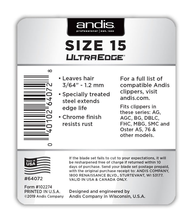 Andis - Blade UltraEdge (Size 15)