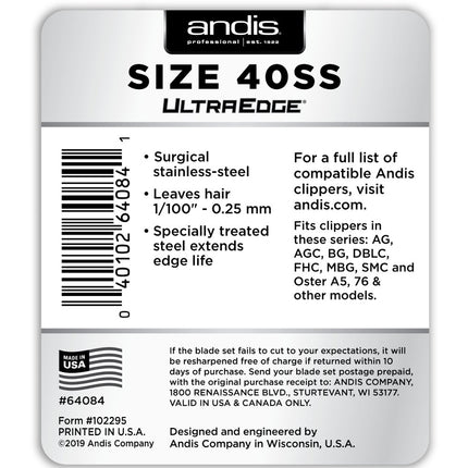 Andis - Blade UltraEdge (Size 40SS)