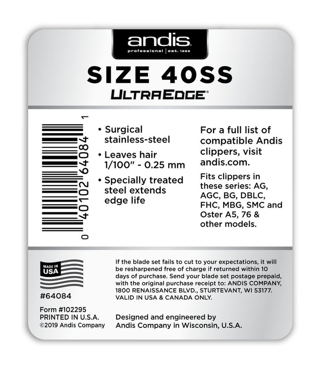 Andis - Blade UltraEdge (Size 40SS)