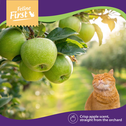 Feline First Deodorising Litter Beads Green Apple 250g