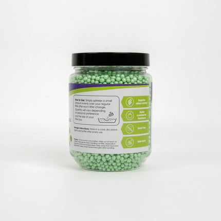 Feline First Deodorising Litter Beads Green Apple 250g