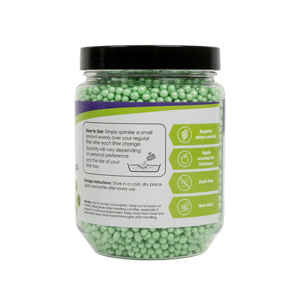 Feline First Deodorising Litter Beads Green Apple 250g