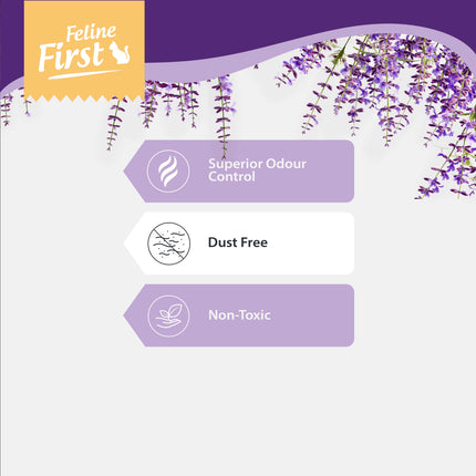 Feline First Deodorising Litter Beads Lavender 250g