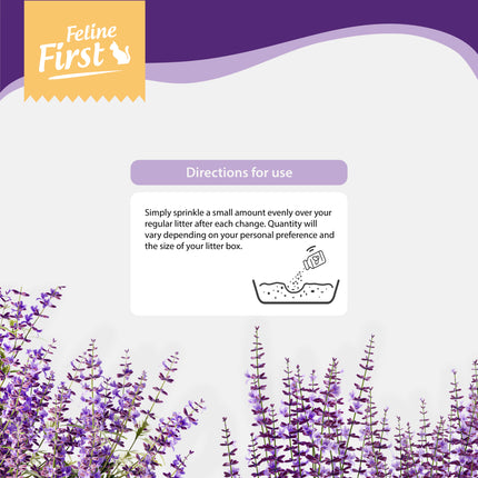 Feline First Deodorising Litter Beads Lavender 250g