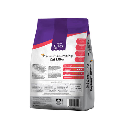 Feline First Premium Clumping Cat Litter 7.5kg