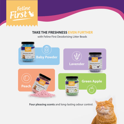 Feline First Premium Beaded Clumping Cat Litter 4kg