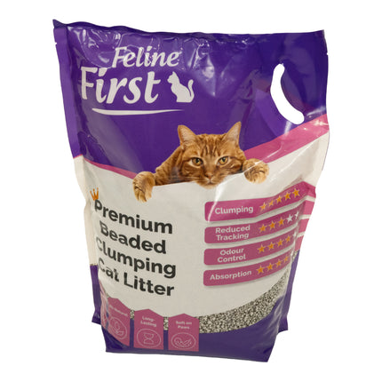 Feline First Premium Beaded Clumping Cat Litter 4kg