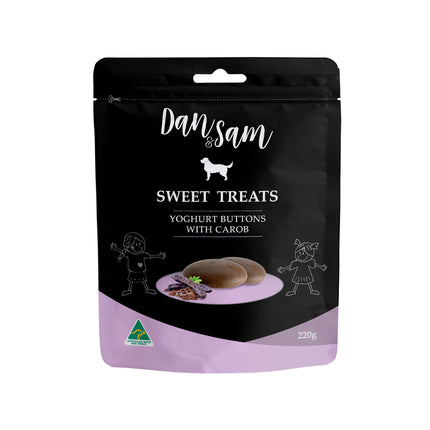 Dan & Sam Sweet Treats - Carob Buttons 220g