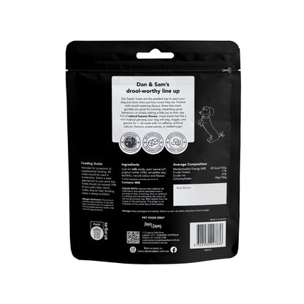 Dan & Sam Sweet Treats - Banana Yoghurt Buttons 220g