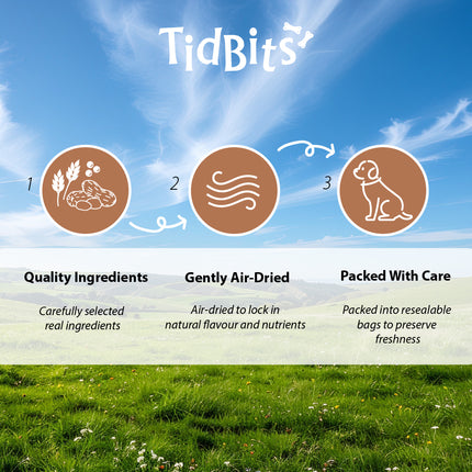 TidBits Puppy Training Treats 150g - Peanut Butter
