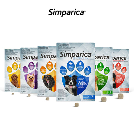 Simparica - Chews for Medium Dogs 10.1-20kg (3pk)