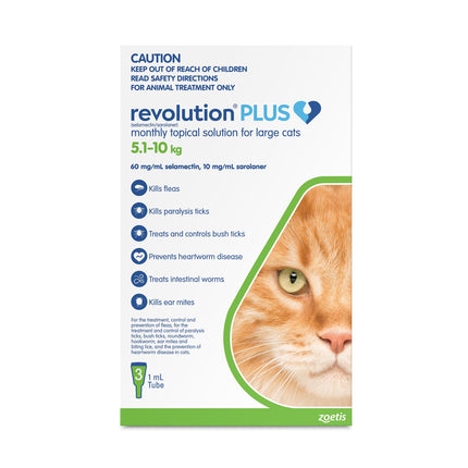 Revolution Plus - Large Cat (3pk)