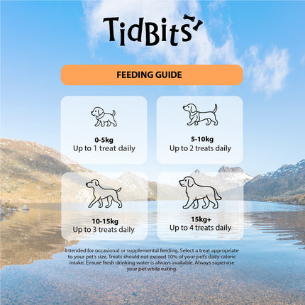 TidBits Freeze Dried Chicken Necks 300g