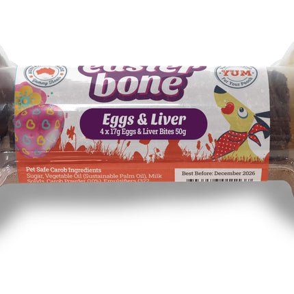 Pooch Treats - Easter Bone (Carob & Liver)