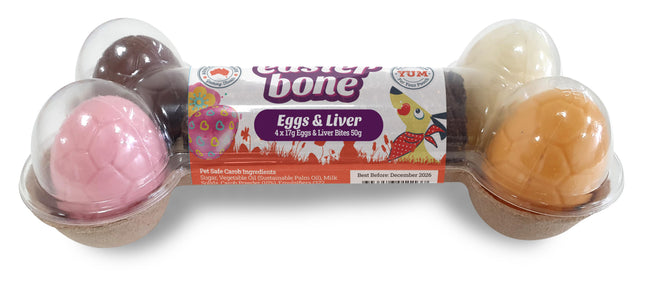 Pooch Treats - Easter Bone (Carob & Liver)