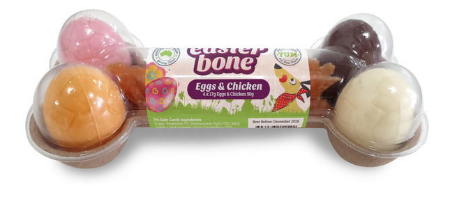 Pooch Treats - Easter Bone (Carob & Chicken)