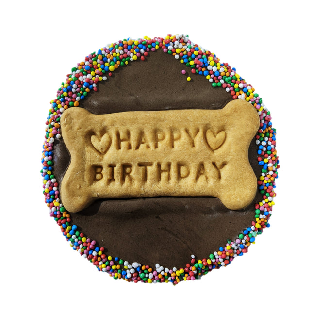 Huds & Toke - Puppy Birthday Cake Carob Frosted