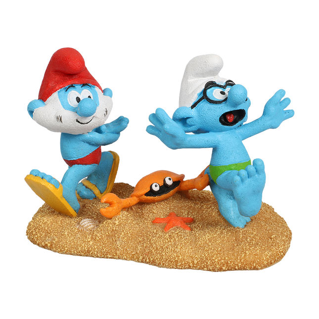 Smurfs Beach Papa & Brainy