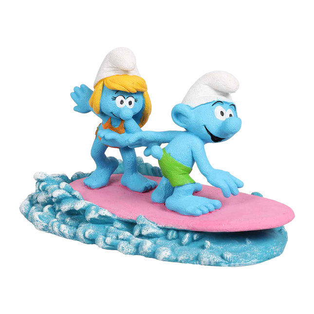 Smurfs On Water Surfing