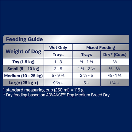 ADVANCE - Oodles Adult with Salmon Dog Wet Food (100g x 12pk)