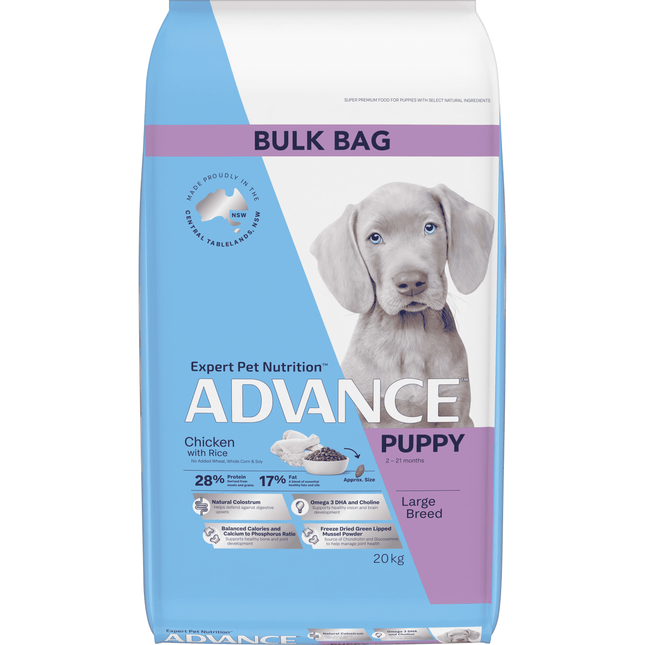 ADVANCE - Puppy Large Breed Chicken with Rice Dog Dry Food (20kg)