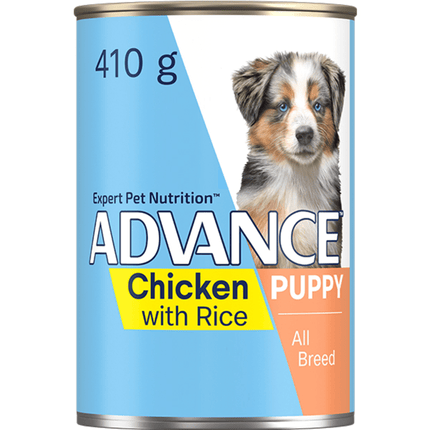 ADVANCE - Puppy Growth Chicken with Rice Dog Wet Food (410g)