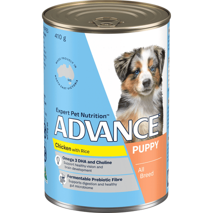 ADVANCE - Puppy Growth Chicken with Rice Dog Wet Food (410g)