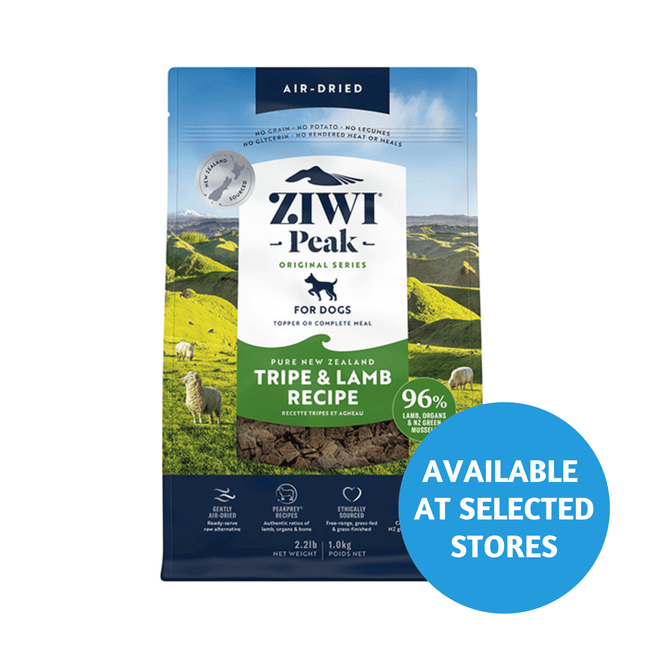 Ziwi Peak Air Dried Dog Tripe & Lamb 1kg