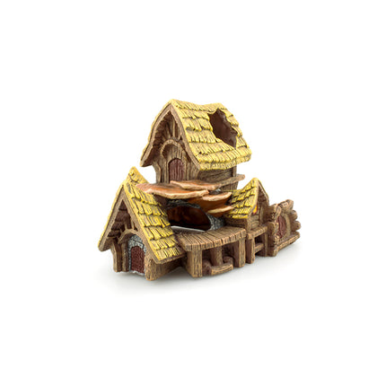 Bioscape Yellow Roofed Home 11.5 x 11cm