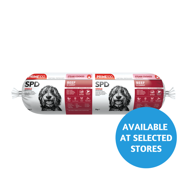 Prime100 SPD Fresh Roll Beef & Carrot 2kg
