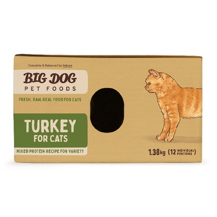 Big Dog - Turkey for Cats (1.38kg)